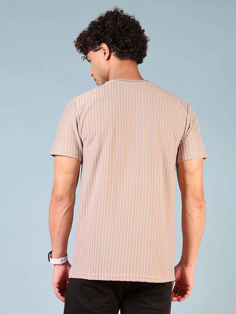 men printed round neck short sleeves t-shirt - 21749900 -  Standard Image - 2