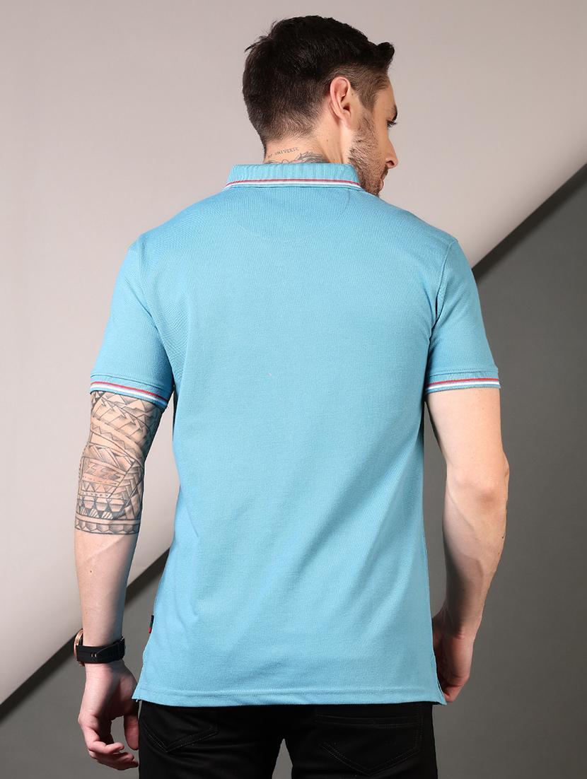 men solid short sleeve regular fit polo t-shirt - 21749909 - Standard Image - 2