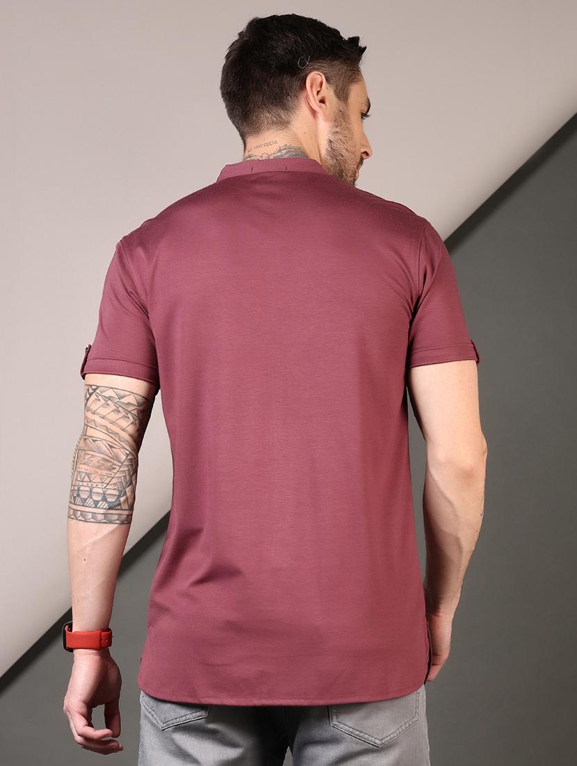 men short sleeves plain t-shirt - 21749915 - Standard Image - 2