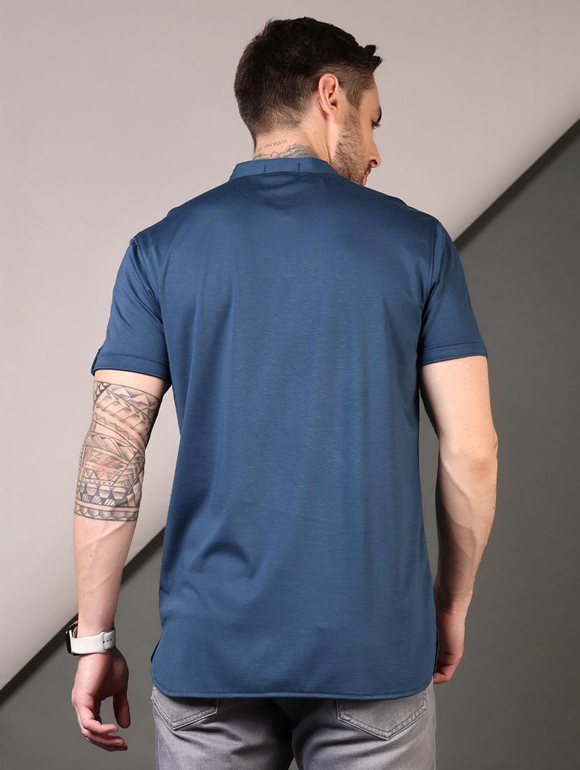 men short sleeves plain t-shirt - 21749916 - Standard Image - 2