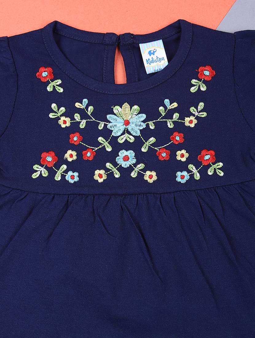 girls embroidered top and short set - 21749986 - Standard Image - 2
