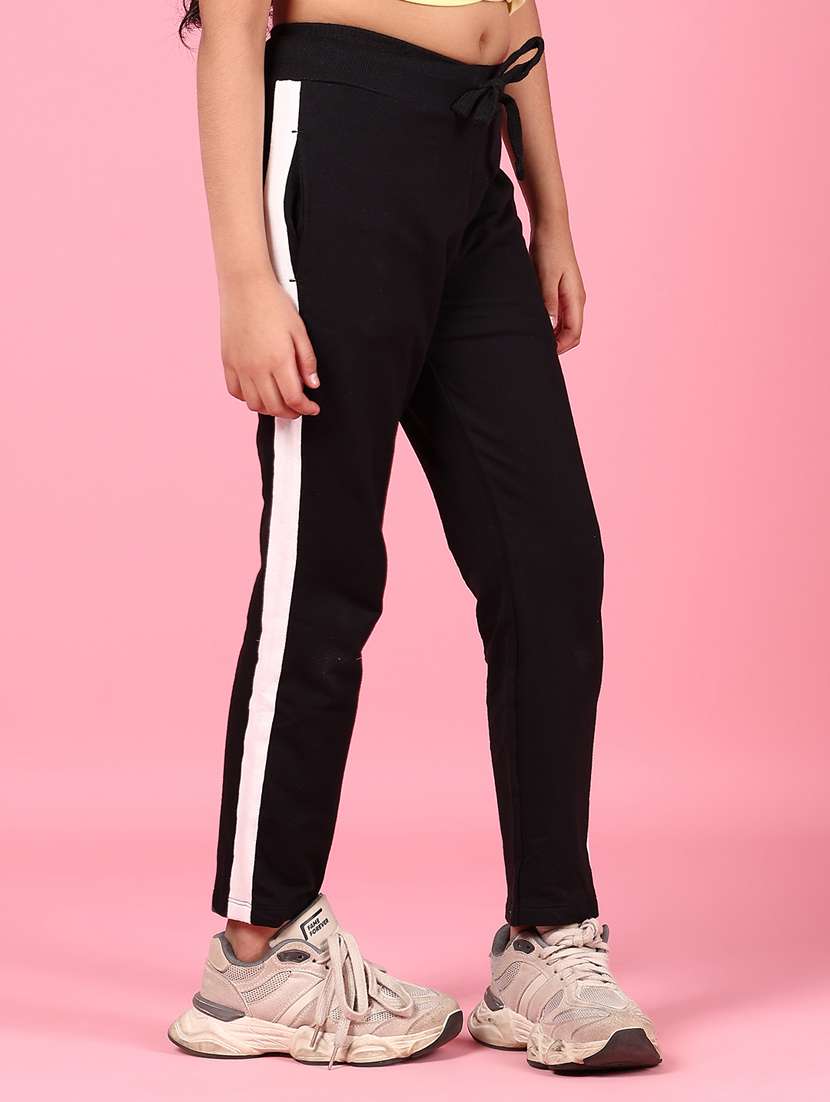 girls tapered mid rise track pants  - 21750072 -  Standard Image - 2