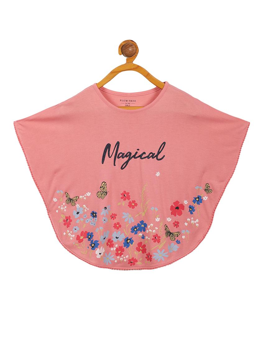 kids pack of 2 printed cap sleeves tees - 21750365 - Standard Image - 2