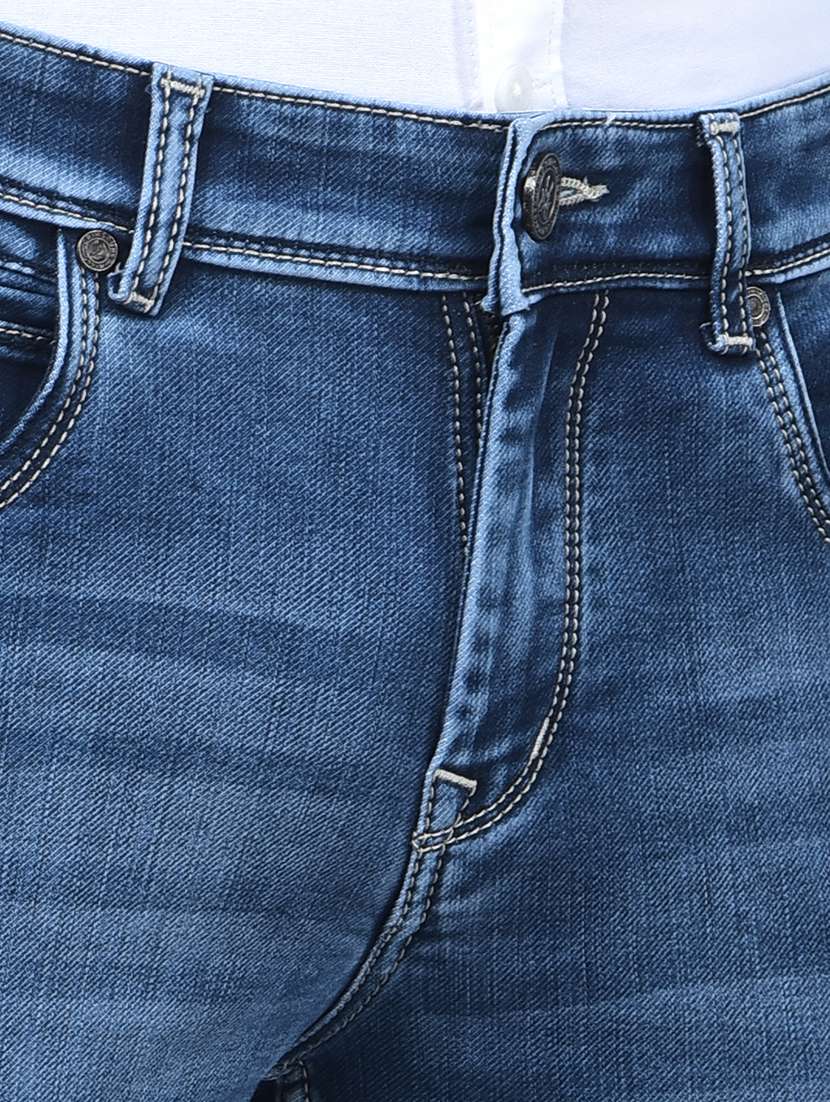 men solid mid rise slim fit jean - 21750558 -  Standard Image - 2