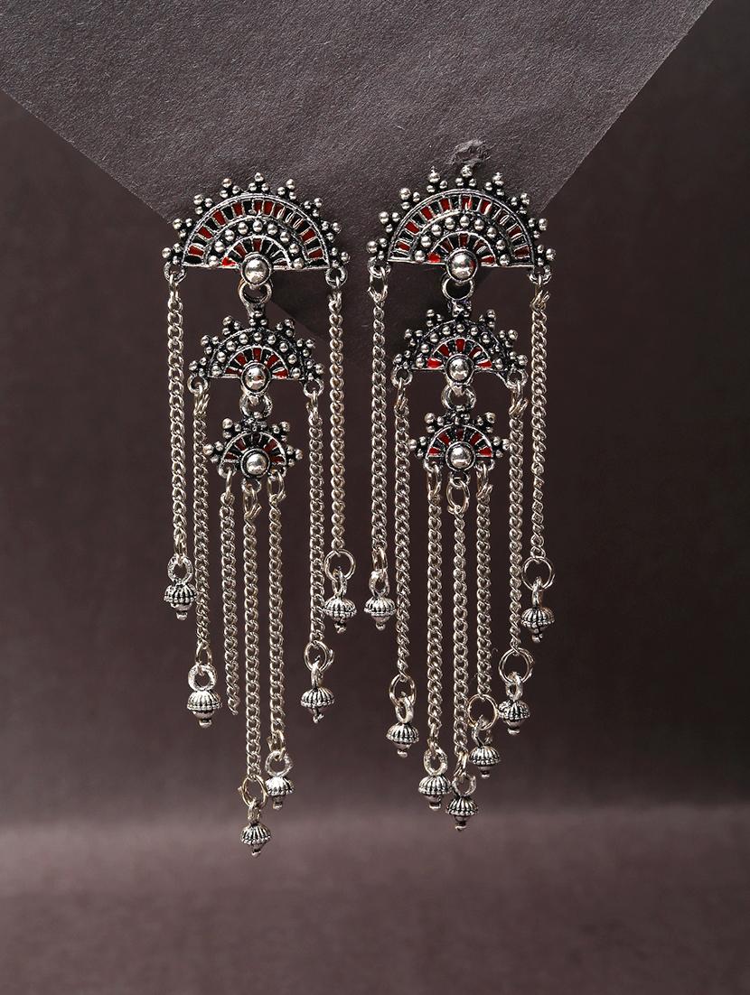 women oxidized drop earrings - 21750811 -  Zoom Image - 0