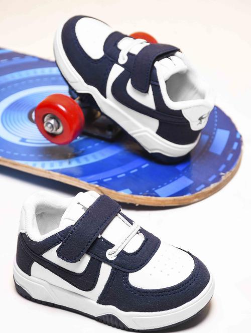 boys color block velcro sneaker - 21750882 -  Standard Image - 0