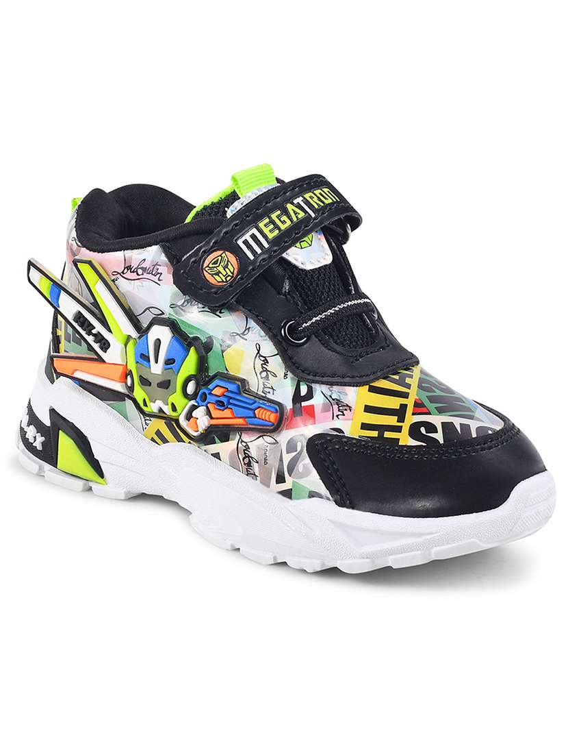 boys printed velcro sneaker - 21750889 -  Standard Image - 2