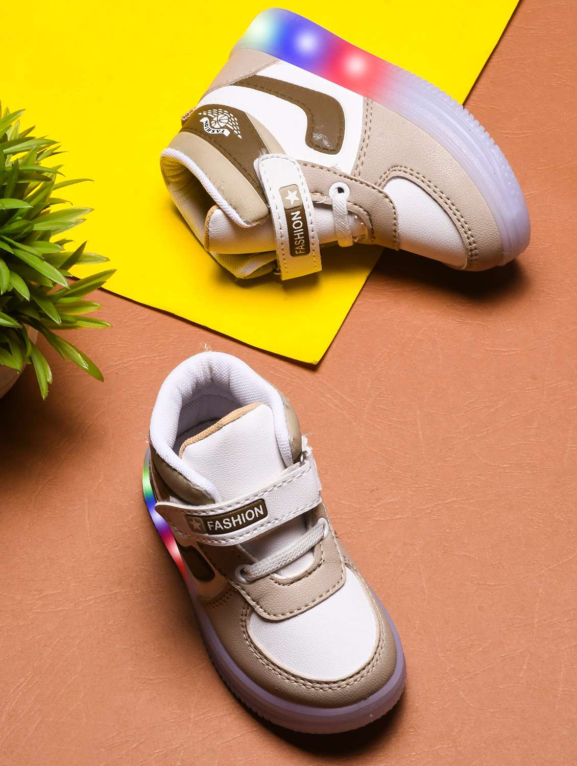 boys velcro led light-up sneaker