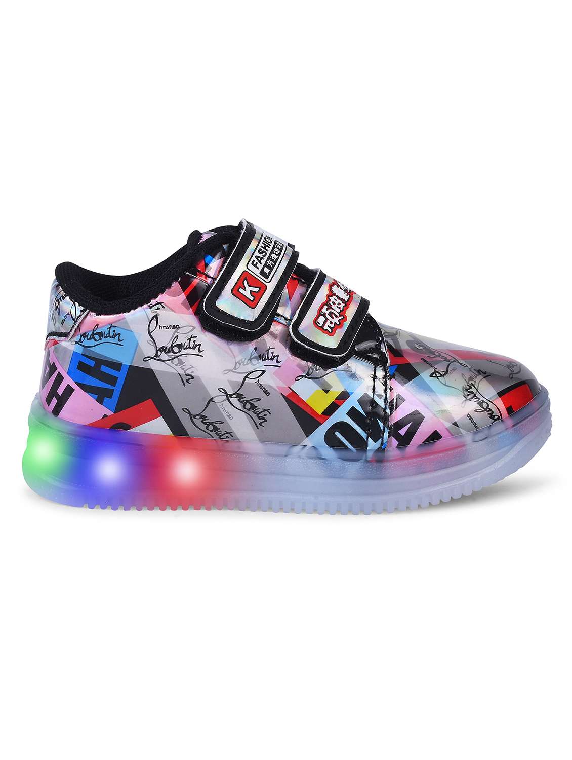 boys velcro led light-up sneaker - 21750909 - Standard Image - 2
