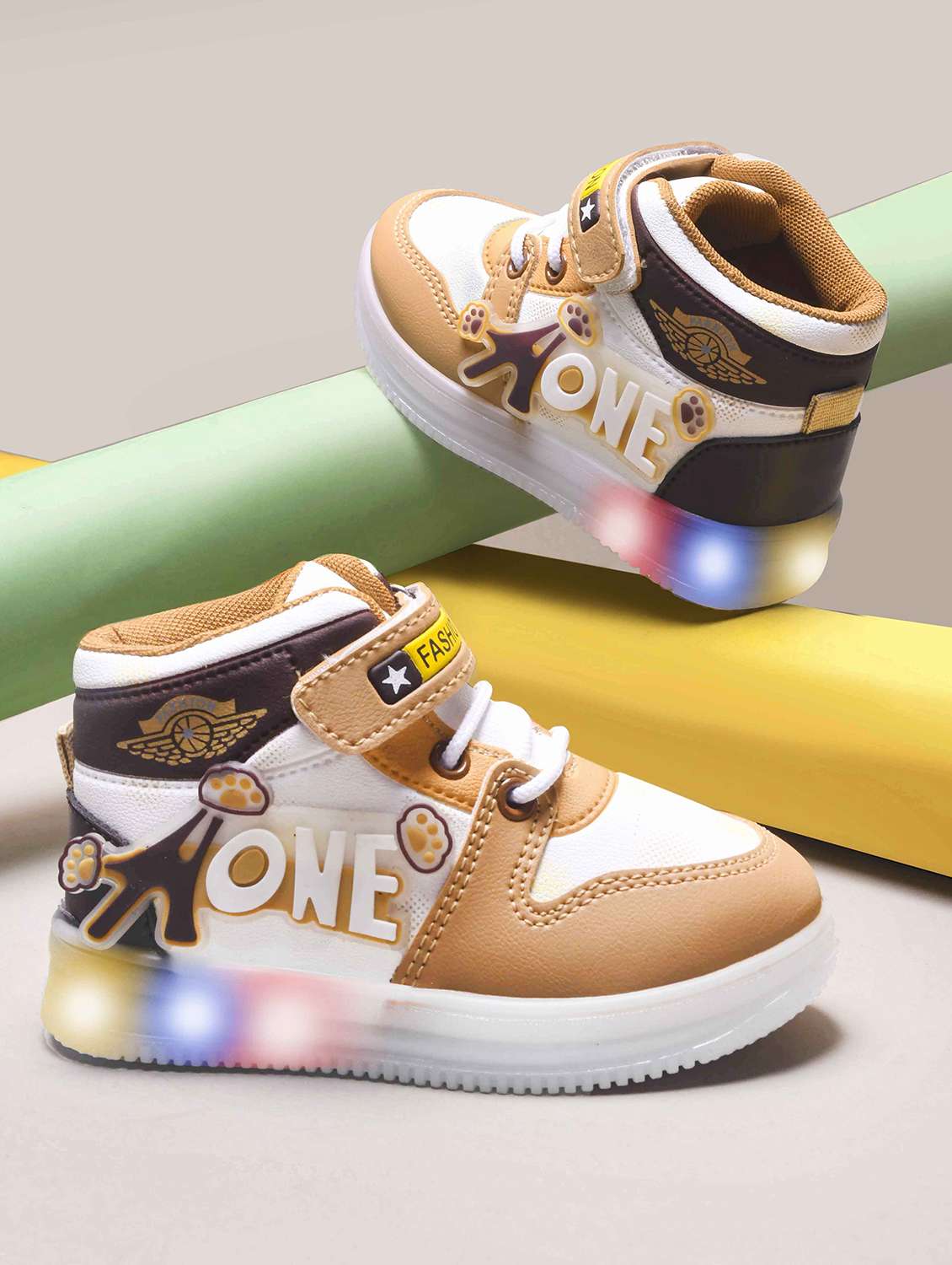 boys velcro led light-up sneaker - 21750918 - Zoom Image - 0