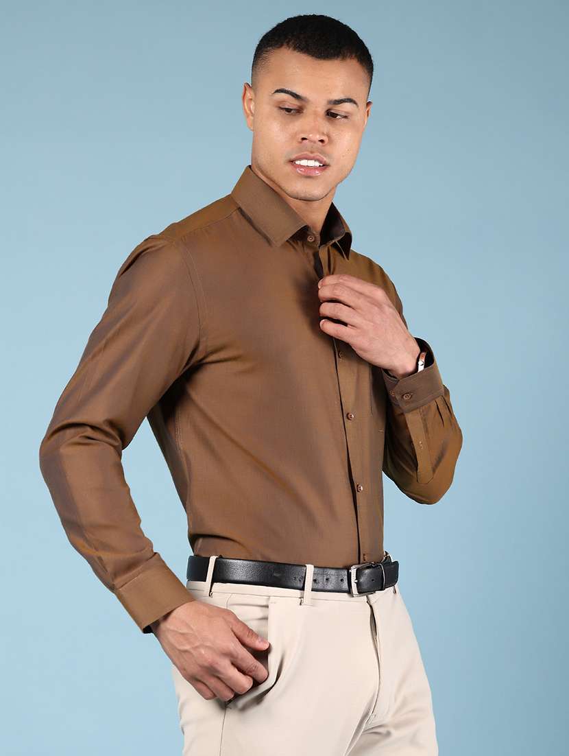 men solid long sleeve regular fit formal shirt - 21753437 -  Standard Image - 2