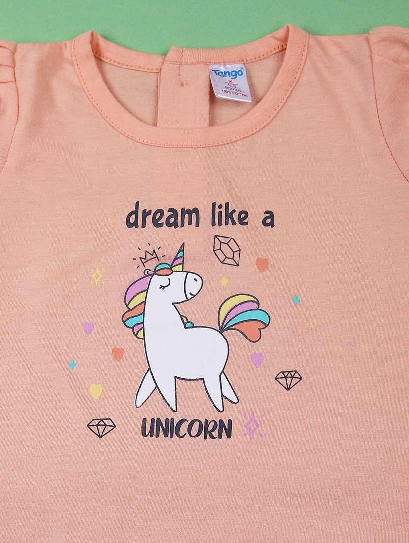 girls pack of 2 printed t-shirt & bloomer twin set - 21753485 -  Standard Image - 2