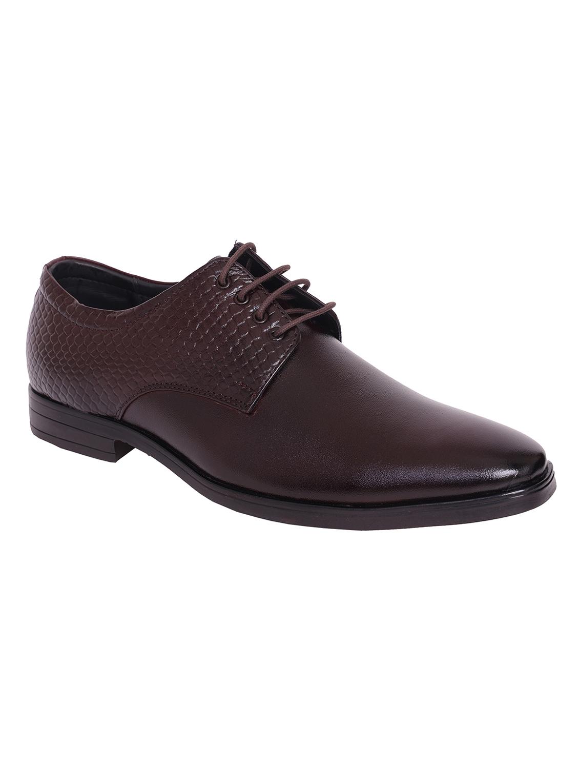 men brown lace-up derby - 21753539 -  Zoom Image - 0