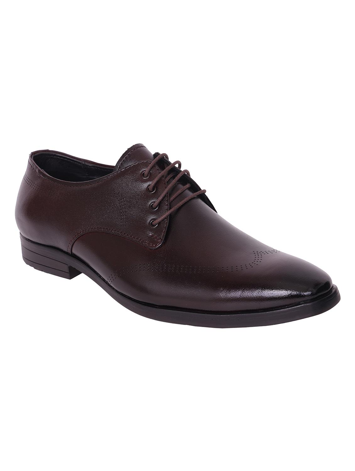 men brown lace-up derby - 21753541 - Zoom Image - 0