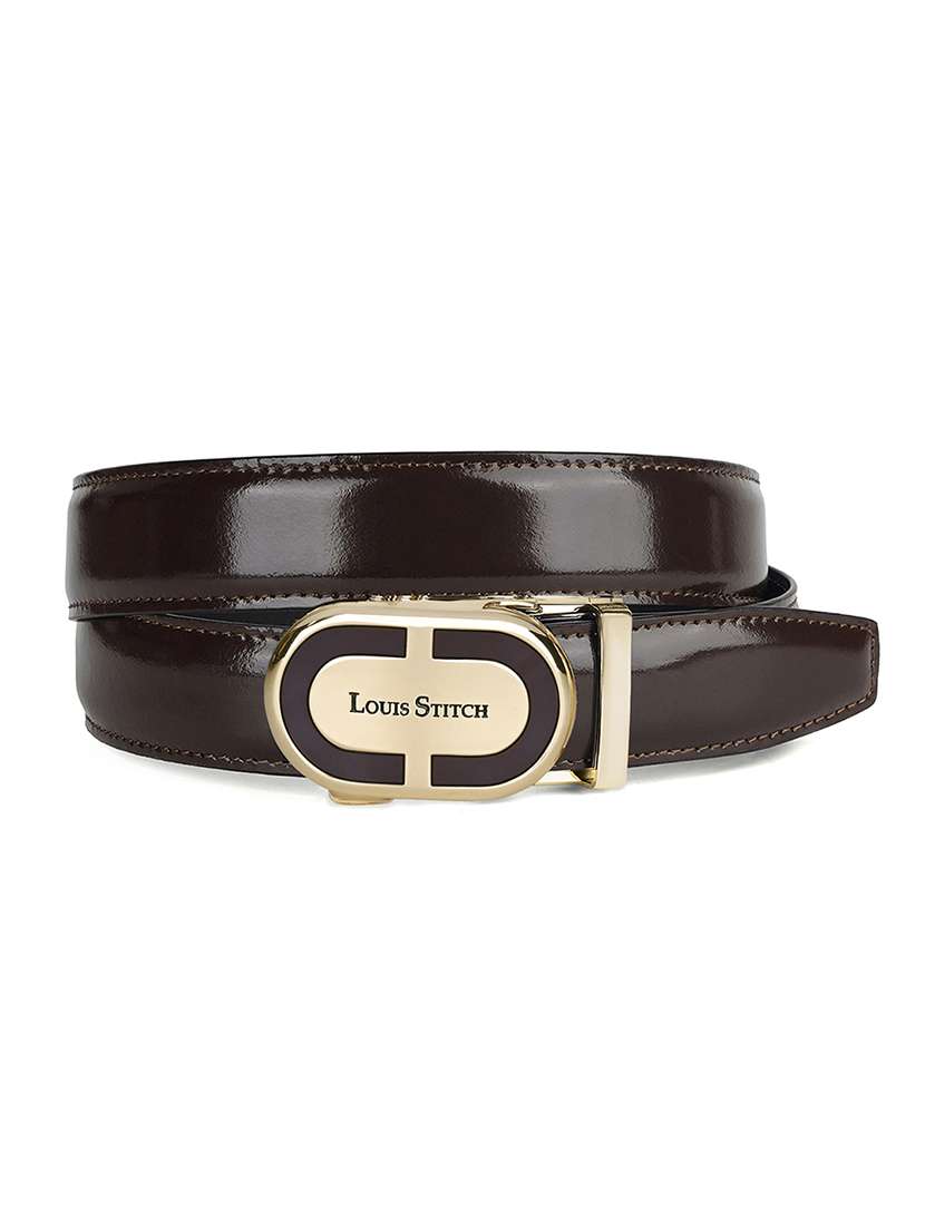 men brown leather belt - 21761978 -  Standard Image - 2