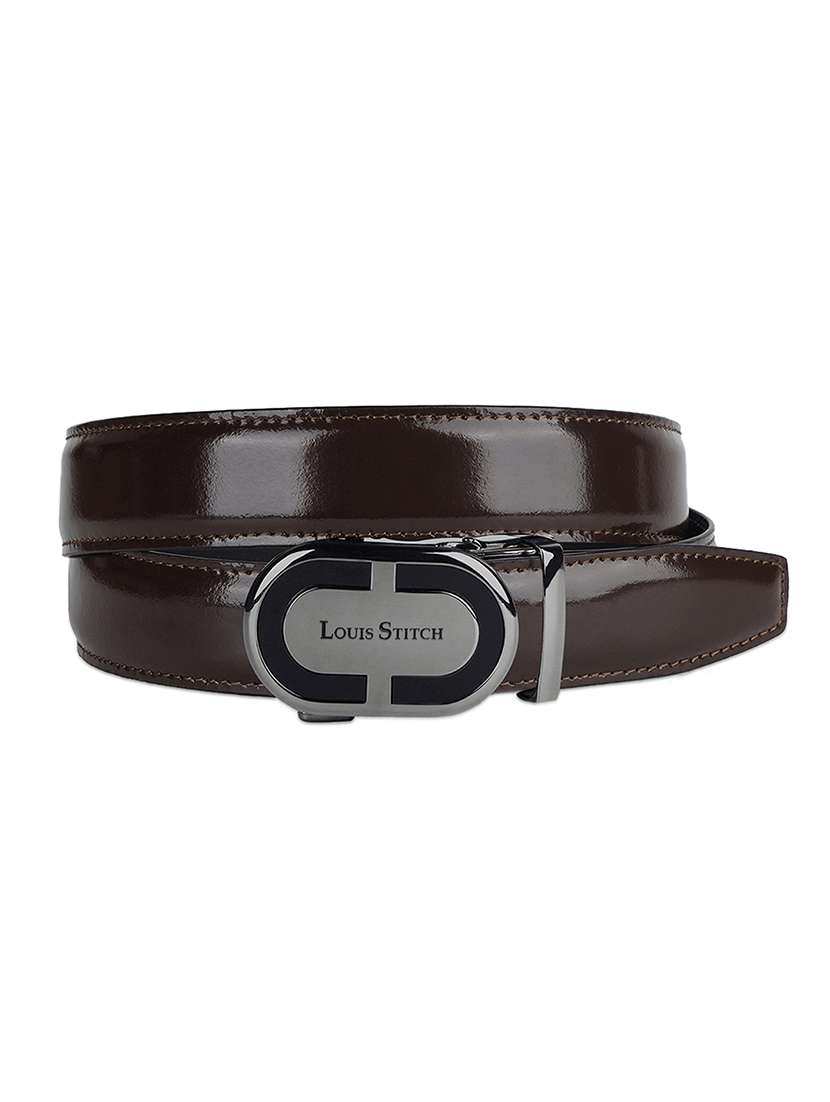 men brown leather belt - 21761980 -  Standard Image - 2