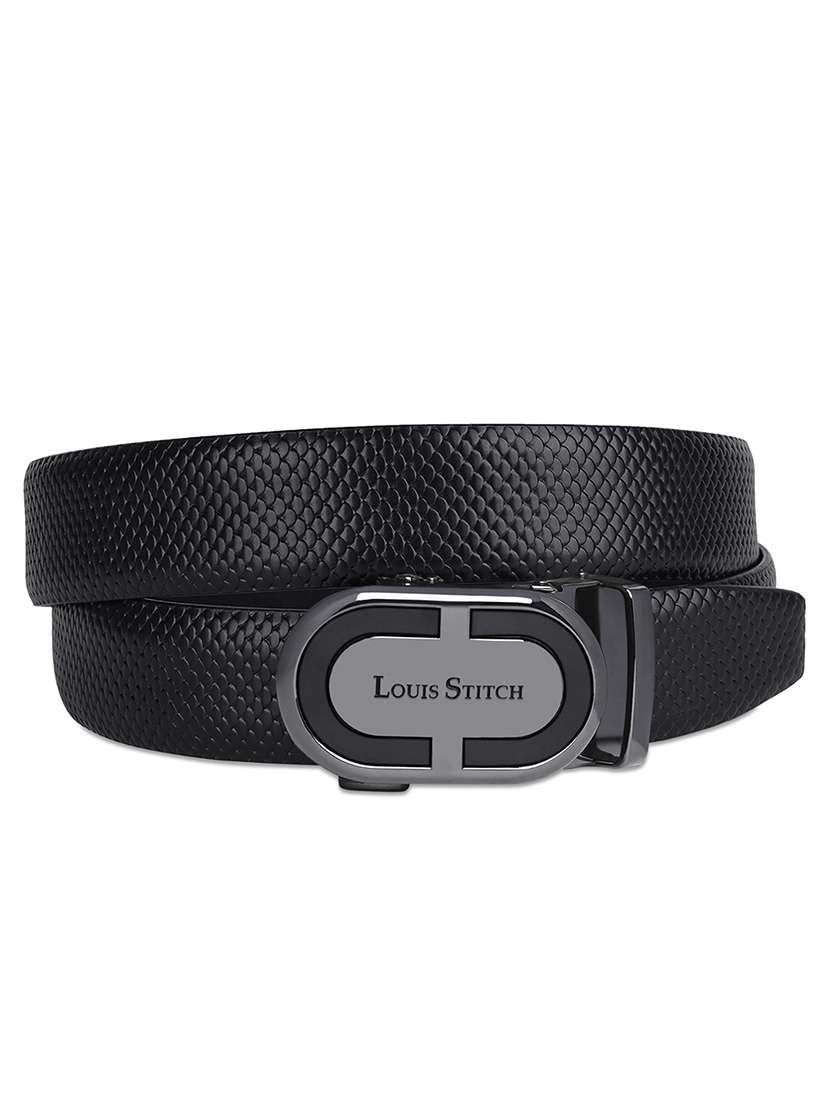 men black leather belt - 21761995 -  Standard Image - 2