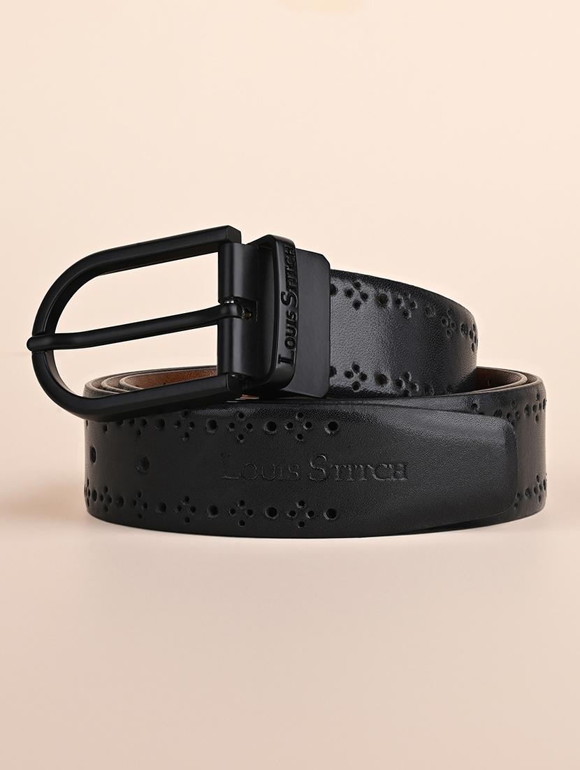men pin buckle reversible leather belt - 21762001 - Zoom Image - 0