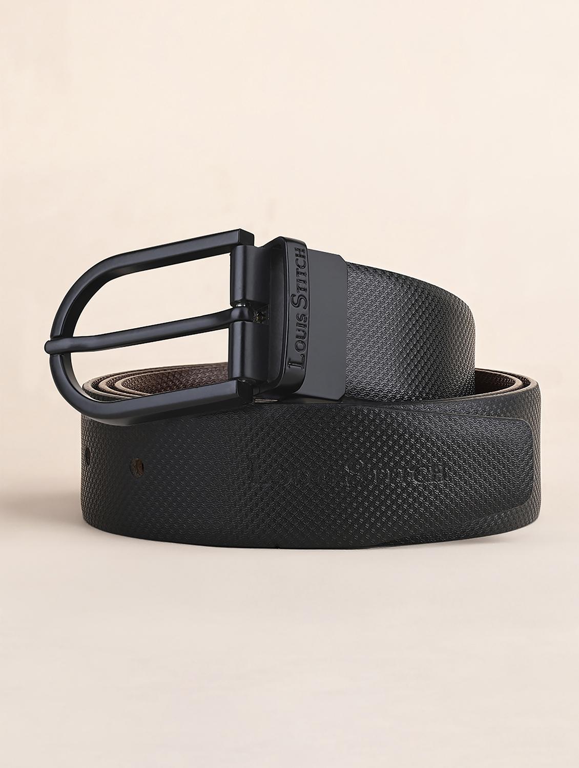 men pin buckle reversible leather belt - 21762031 - Zoom Image - 0