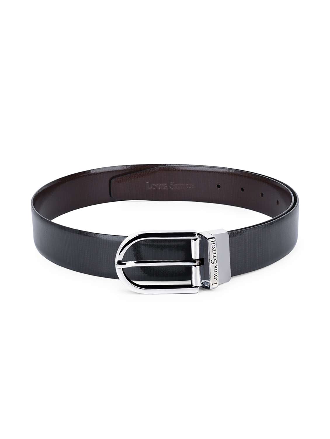 men pin buckle reversible leather belt - 21762038 -  Standard Image - 2