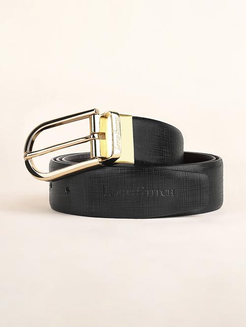 men pin buckle reversible leather belt - 21762057 - Standard Image - 0