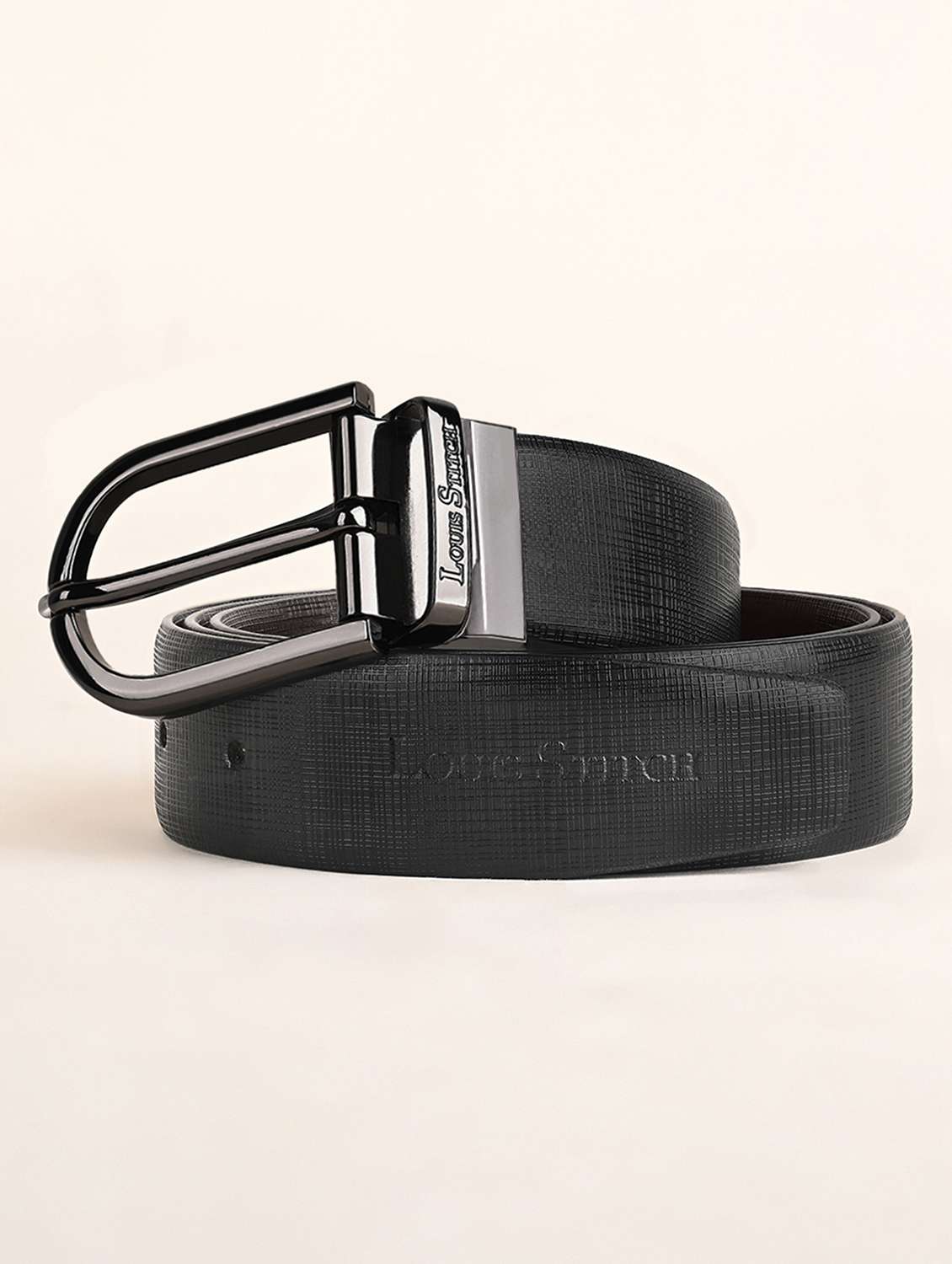 men pin buckle reversible leather belt - 21762058 - Zoom Image - 0