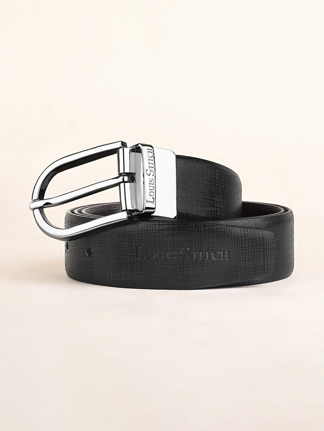 men pin buckle reversible leather belt - 21762059 - Zoom Image - 0