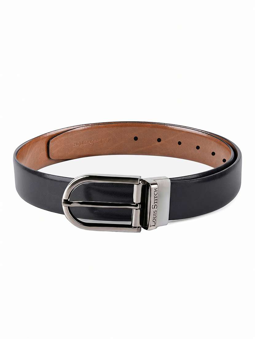 men pin buckle reversible leather belt - 21762062 -  Standard Image - 2