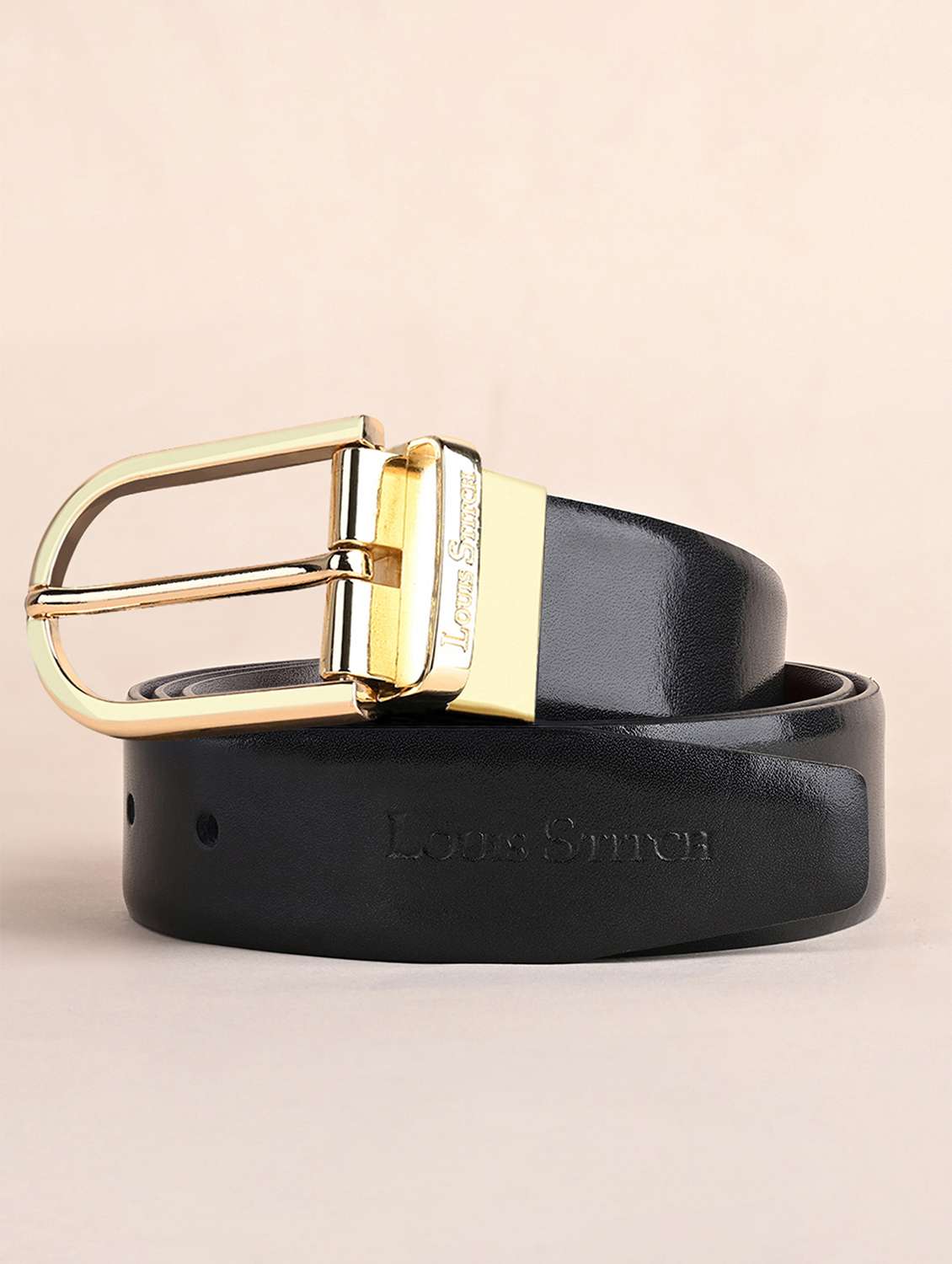 men pin buckle reversible leather belt - 21762063 - Zoom Image - 0