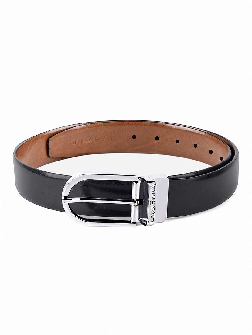 men pin buckle reversible leather belt - 21762065 -  Standard Image - 2