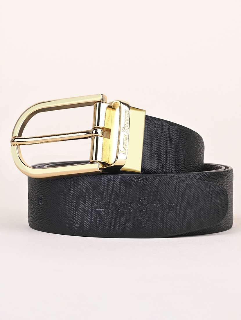 men pin buckle reversible leather belt - 21762122 -  Zoom Image - 0