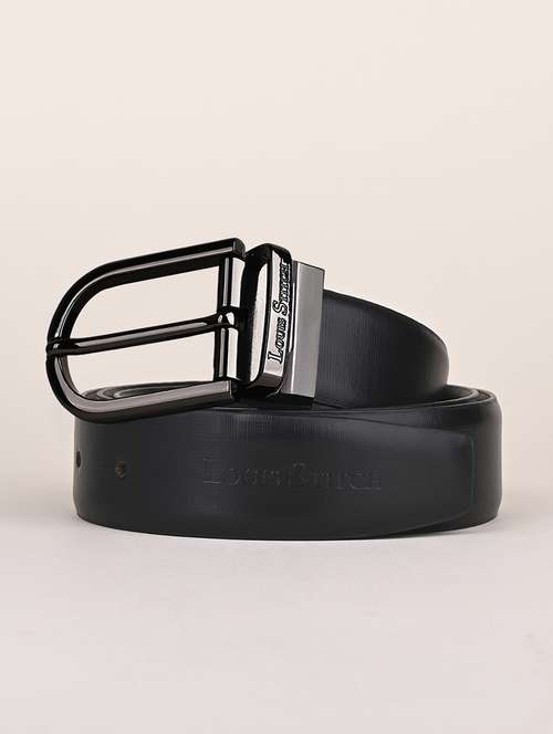 men pin buckle reversible leather belt - 21762133 - Standard Image - 0