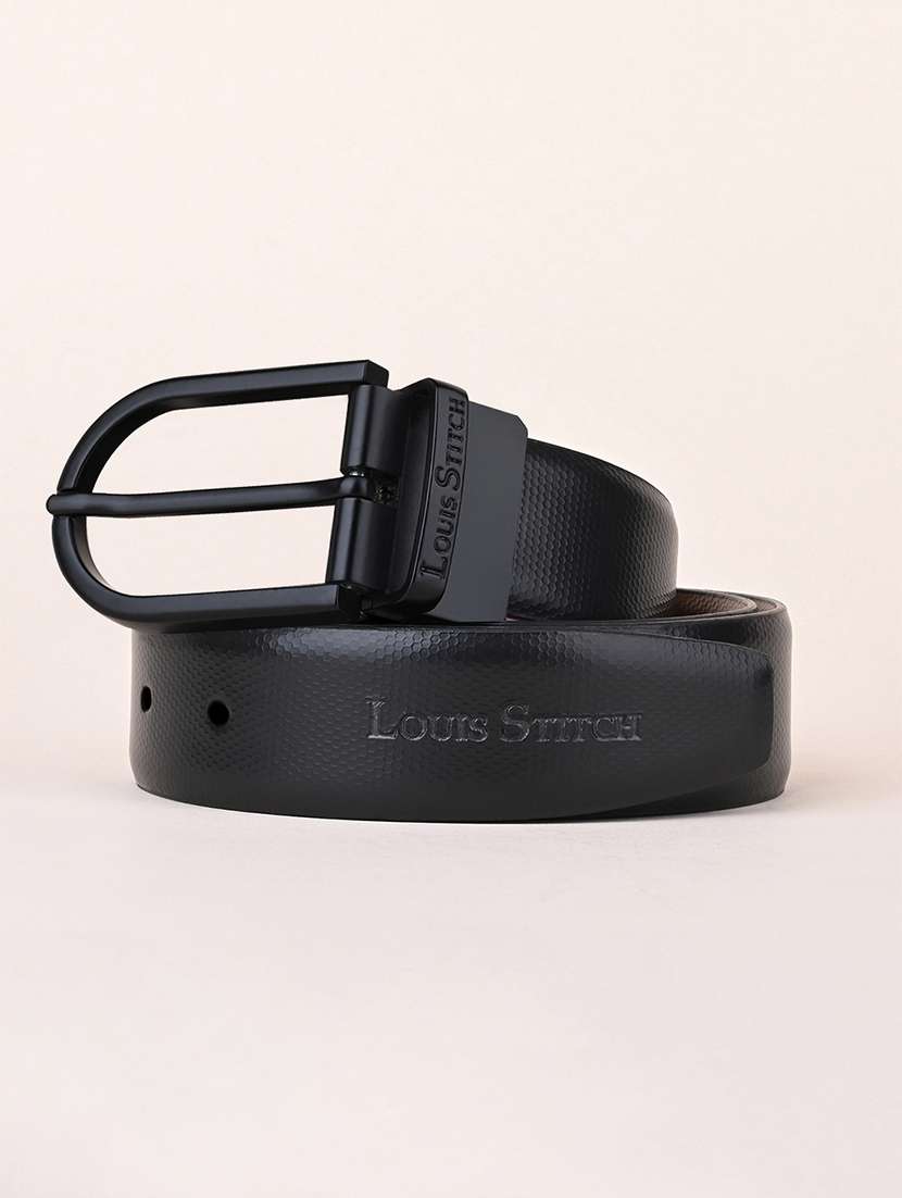 men pin buckle reversible leather belt - 21762154 - Zoom Image - 0