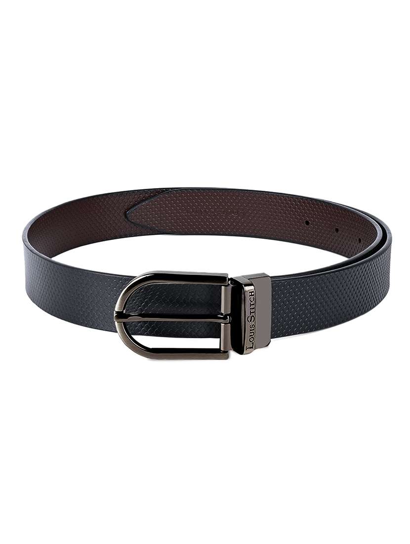 men textured pin buckle belt - 21762175 - Standard Image - 2