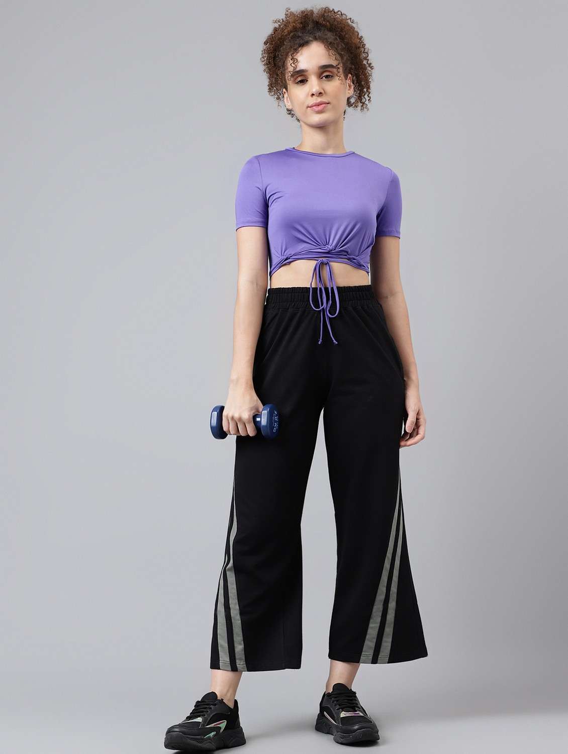 women tapered mid rise track pant - 21762276 -  Standard Image - 2