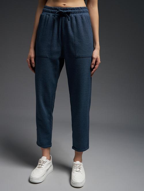 women solid mid rise track pant - 21762342 -  Standard Image - 0
