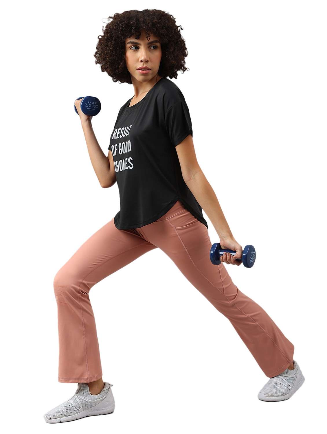 women printed dri-fit high low sports t-shirt - 21762385 -  Standard Image - 2