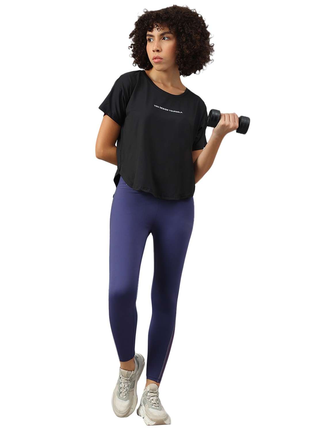 women printed dri-fit high low sports t-shirt - 21762388 -  Standard Image - 2