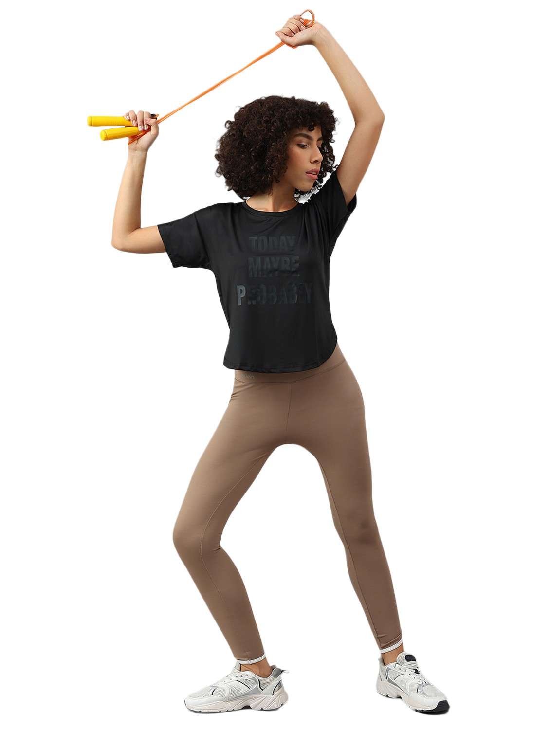 women printed dri-fit high low sports t-shirt - 21762391 -  Standard Image - 2