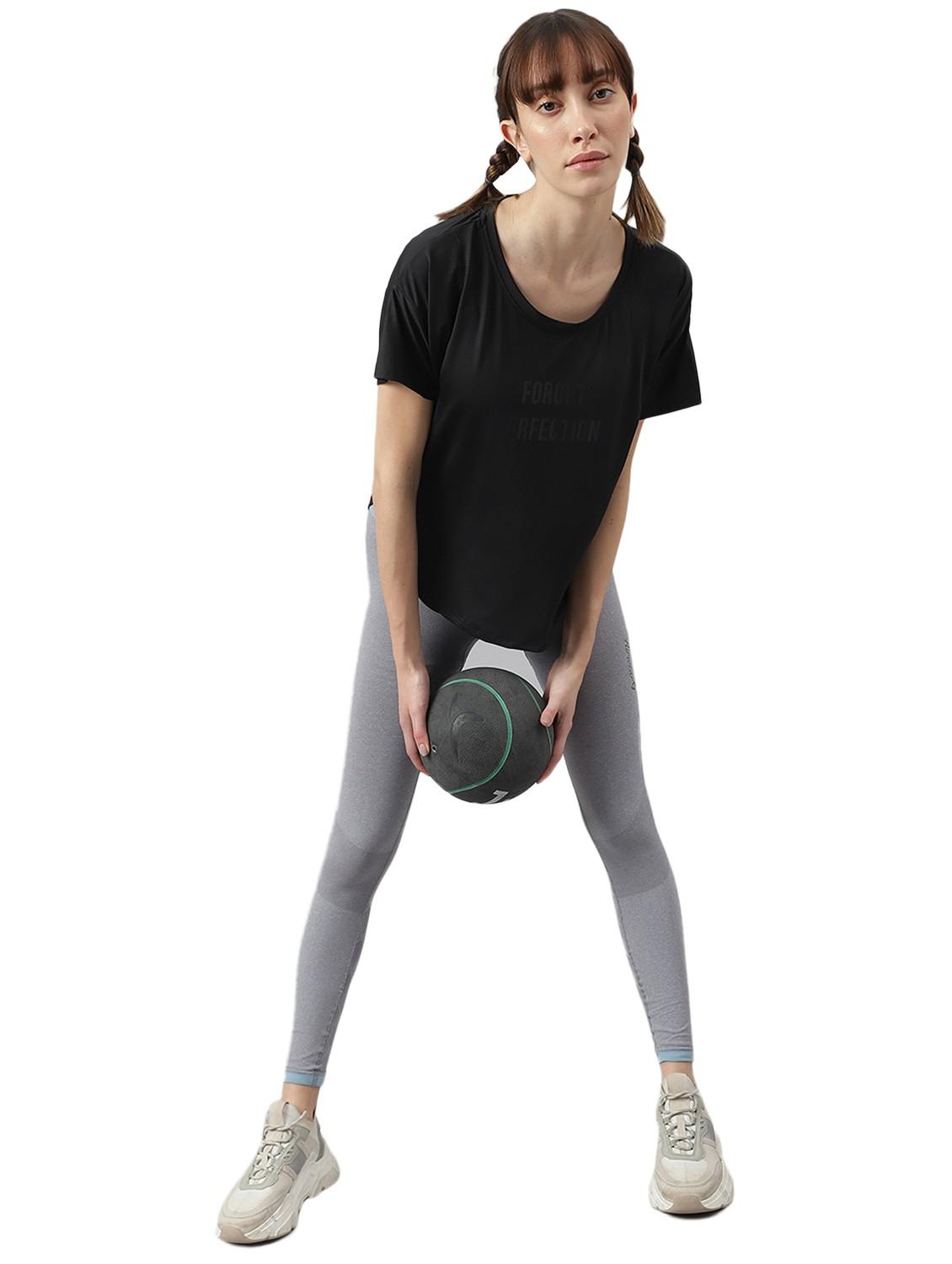 women printed dri-fit high low sports t-shirt - 21762403 - Standard Image - 2