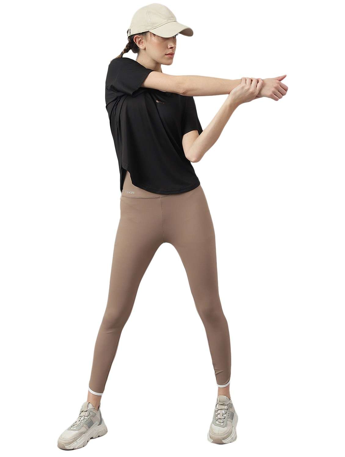 women printed dri-fit high low sports t-shirt - 21762404 -  Standard Image - 2