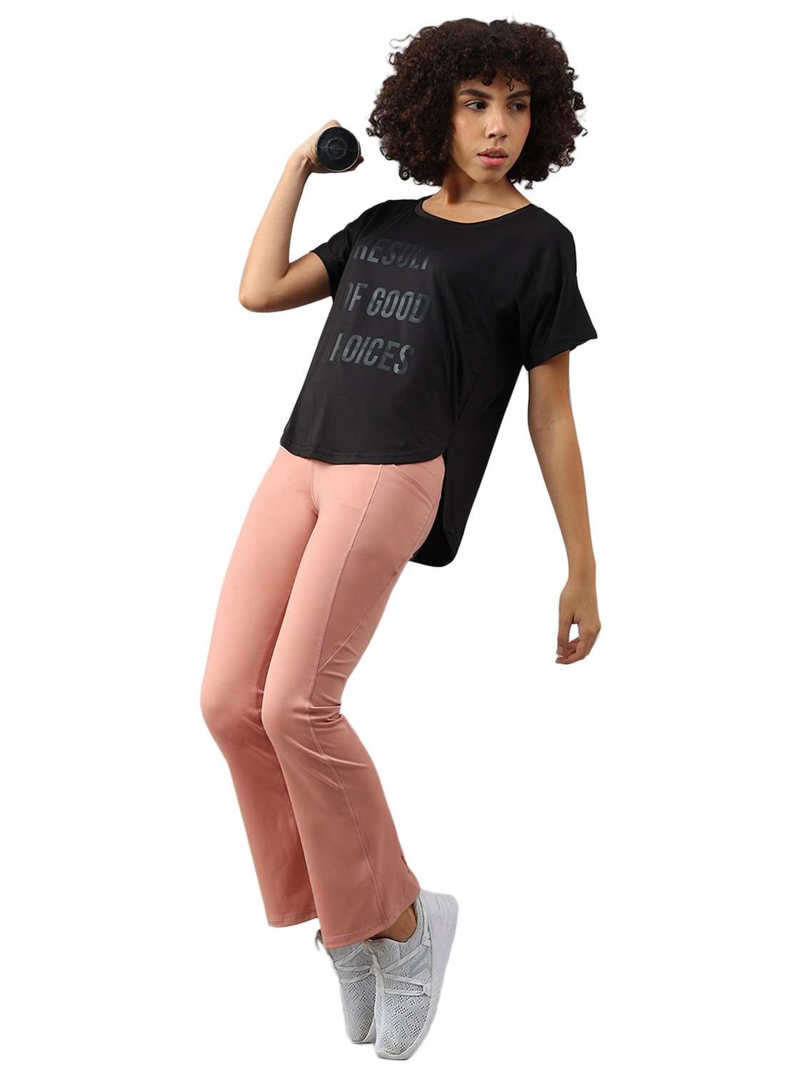 women printed dri-fit high low sports t-shirt - 21762406 -  Standard Image - 2