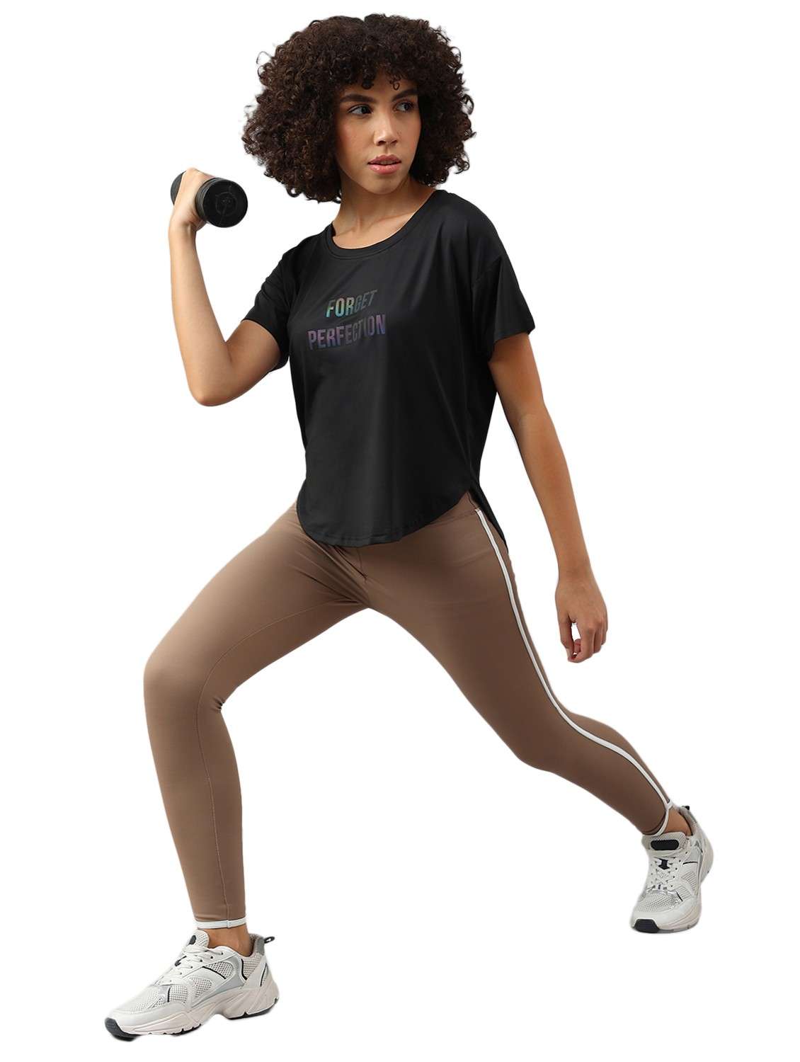 women printed dri-fit high low sports t-shirt - 21762411 -  Standard Image - 2