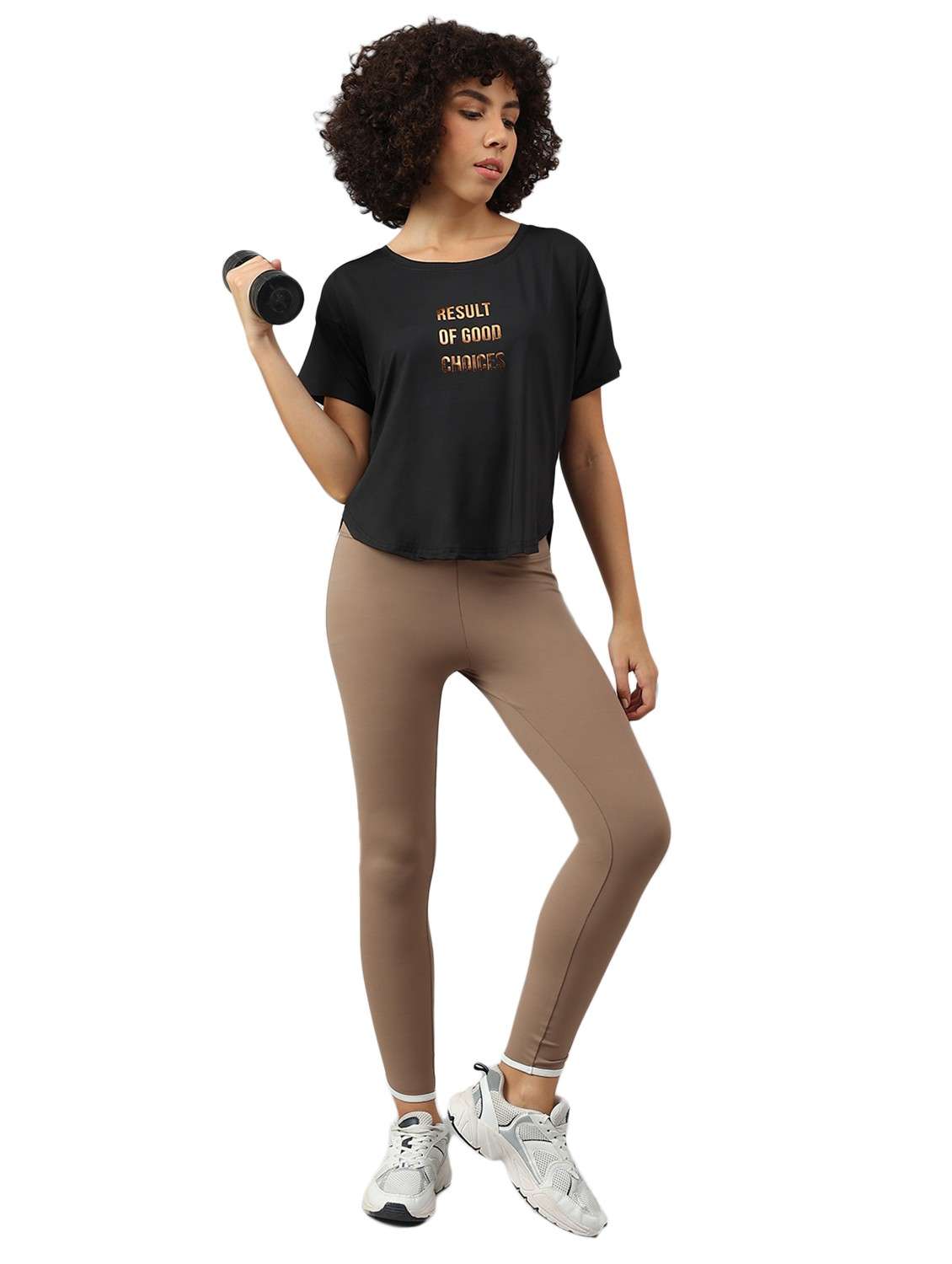 women printed dri-fit high low sports t-shirt - 21762412 -  Standard Image - 2