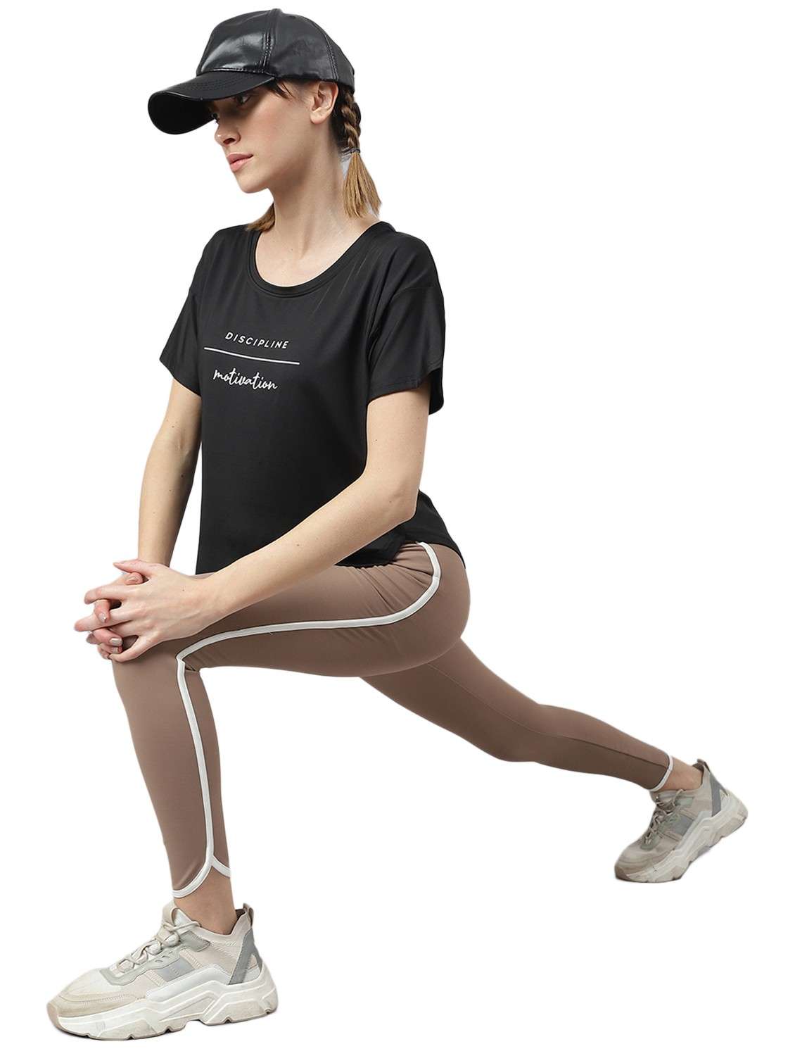 women printed dri-fit high low sports t-shirt - 21762413 -  Standard Image - 2