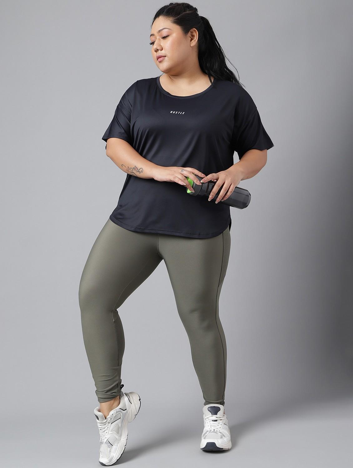 women plus size printed dri-fit sports t-shirt - 21762431 - Standard Image - 2