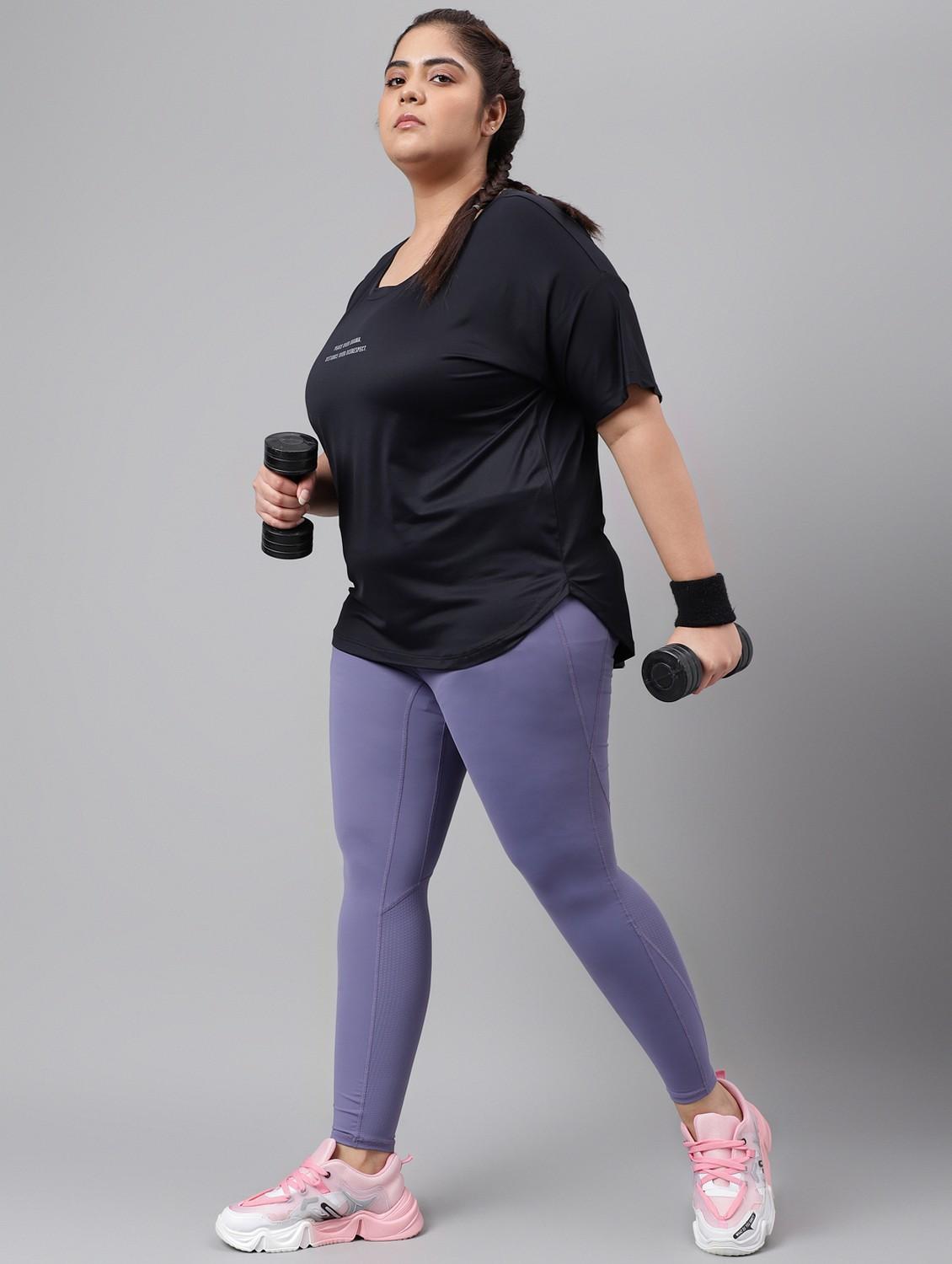 women plus size printed dri-fit sports t-shirt - 21762436 - Standard Image - 2