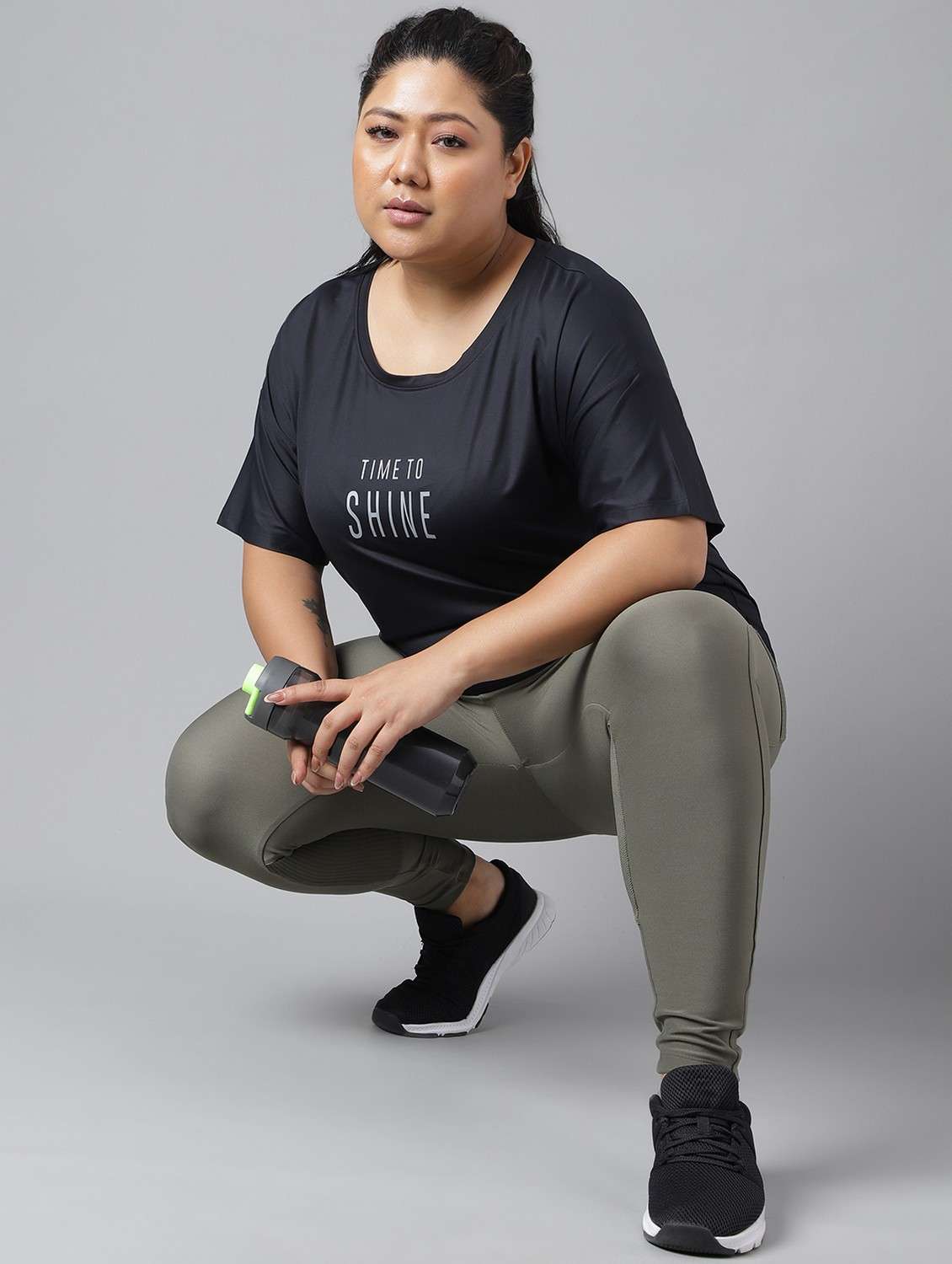 women plus size printed dri-fit sports t-shirt - 21762437 -  Standard Image - 2