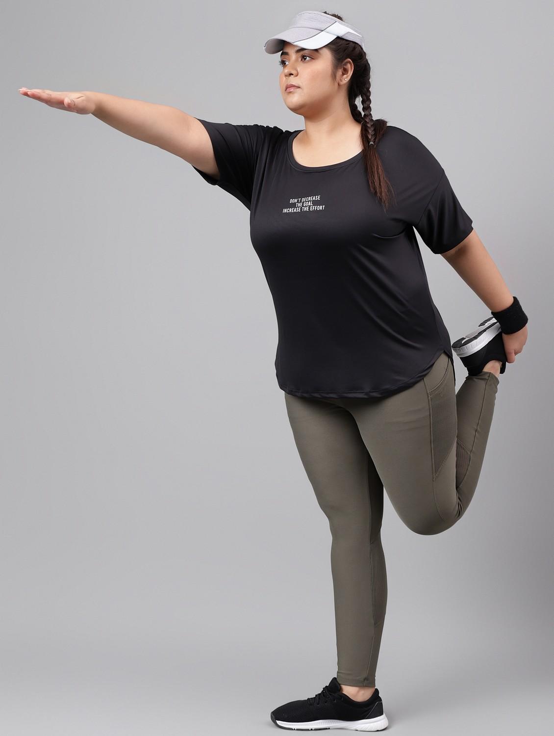 women plus size printed dri-fit sports t-shirt - 21762438 - Standard Image - 2
