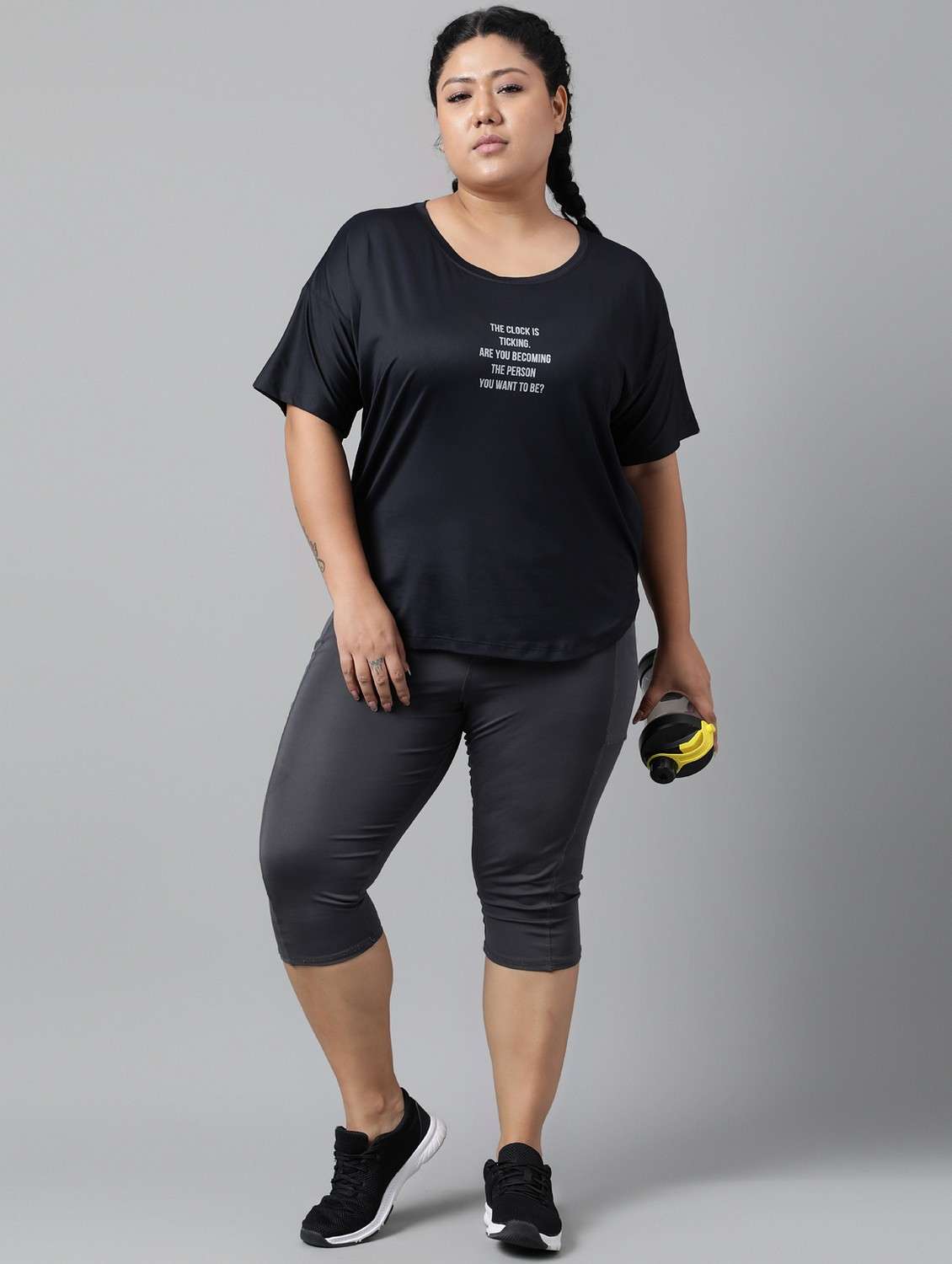 women plus size printed dri-fit sports t-shirt - 21762442 -  Standard Image - 2